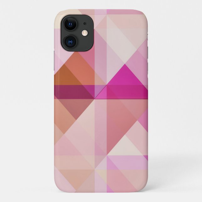 Coques Case-Mate iPhone Boîtier téléphonique géométrique rose Abstrait (Dos)