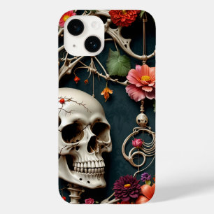 Coque Pour iPhone 14 Boîtier téléphonique Gothique Floral Harmony