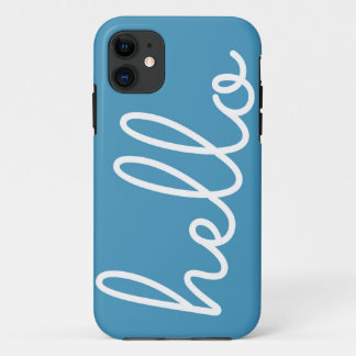 Coque iPhone 11 Boîtier téléphonique Hello