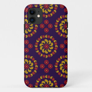 Etui iPhone Case-Mate Boîtier téléphonique jaune rouge et violet