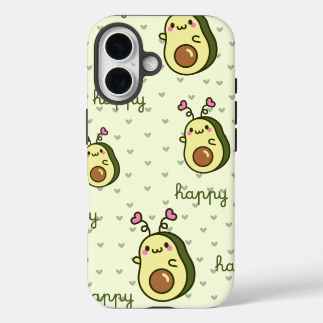 Coques Case-Mate iPhone Boîtier téléphonique Kawaii Avocado - CuteiPhone / (Verso)