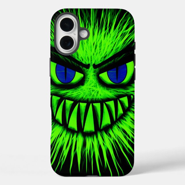 Coques Case-Mate iPhone Boîtier téléphonique Monster Vert (Verso)