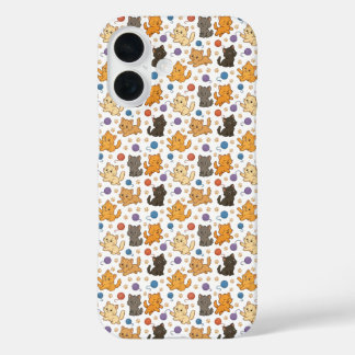 Coques iPhone 16 Boîtier téléphonique Motif chat mignon