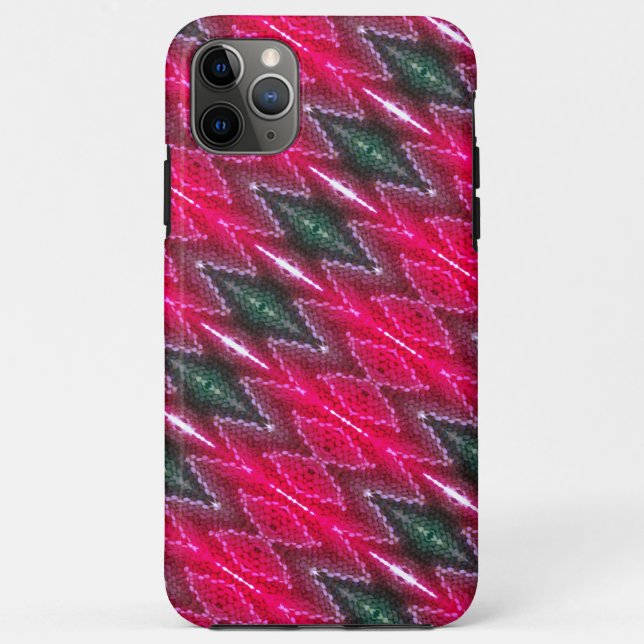Coques Case-Mate iPhone Boîtier téléphonique - Motif kaléidoscopique rouge (Dos)