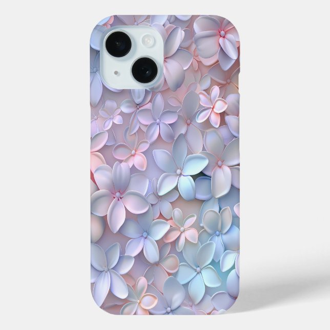 Coques Case-Mate iPhone Boîtier téléphonique Motif Pastel Floral (Verso)
