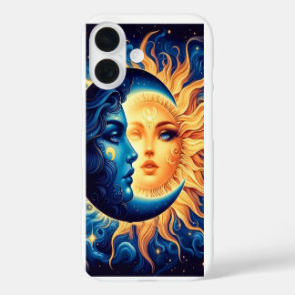 Coques iPhone 16 Boîtier téléphonique mystique Sun et Moon