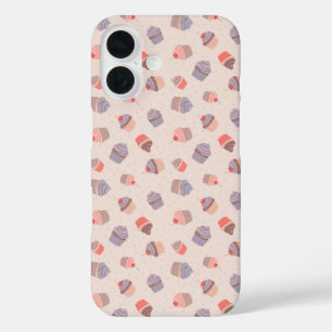 Coques iPhone 16 Boîtier téléphonique Pastel Cupcake Confetti