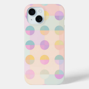 Coque Pour iPhone 15 Boîtier téléphonique Pastel Polka