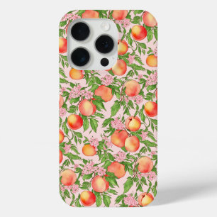 Coque iPhone 15 Pro Boîtier téléphonique Peach Blossom