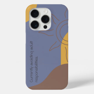 Coque iPhone 15 Pro Boîtier téléphonique personnalisable avec Slogan