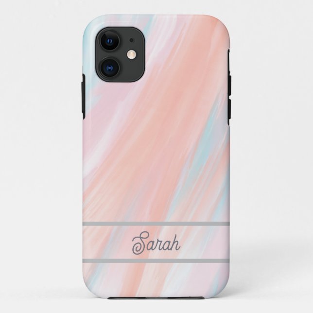 Coques Case-Mate iPhone Boîtier téléphonique personnalisable Pastel Waterc (Dos)
