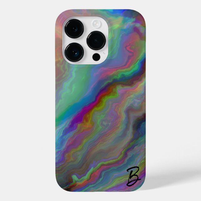Coques Case-Mate iPhone Boîtier téléphonique personnalisé Abstrait Opal Ag (Verso)