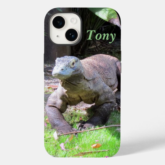 Coques Case-Mate iPhone Boîtier téléphonique personnalisé Komodo Dragon (Verso)