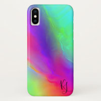 Boîtier téléphonique personnalisé Neon Flow