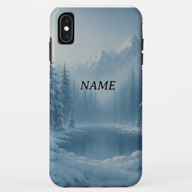 Coques Case-Mate iPhone Boîtier téléphonique personnalisé Snowy Landing (Dos)