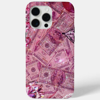 Coque iPhone 15 Pro Max Boîtier téléphonique Pink Money Design