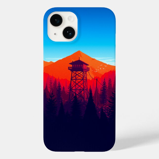 Coques Case-Mate iPhone Boîtier téléphonique Pittoresque Mountain Watchtow (Verso)