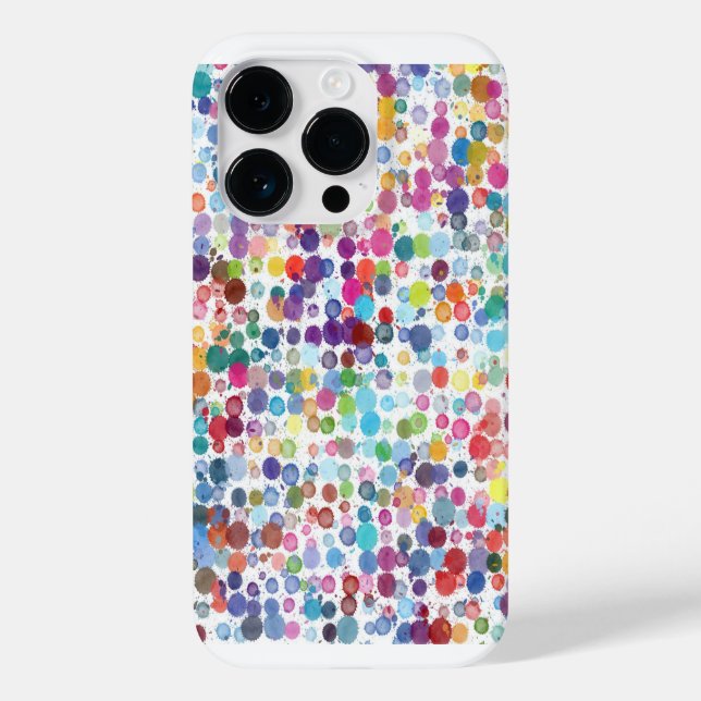 Coques Case-Mate iPhone Boîtier téléphonique Pixel Pointe Polka (Verso)