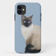 Boîtier téléphonique pour chats de Siamese