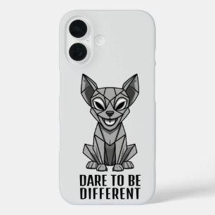 Coques iPhone 16 Boîtier téléphonique pour chien géométrique