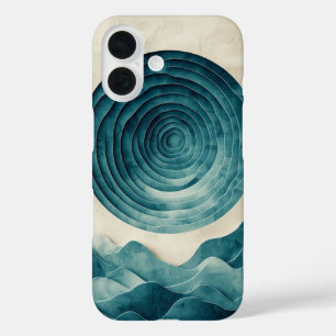 Coques iPhone 16 Boîtier téléphonique profond Ocean Vortex