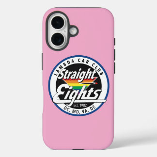 Coques iPhone 16 Boîtier téléphonique Straight Eights (Rose)