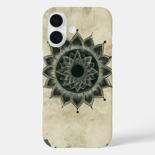 Coques iPhone 16 Boitier téléphonique Sun Mandala Roots