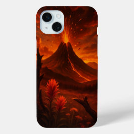 Coque iPhone 15 Mini Boîtier téléphonique Volcano Éruption - Bold Natur