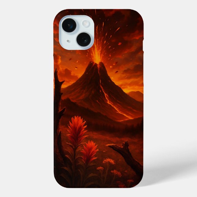 Coques Case-Mate iPhone Boîtier téléphonique Volcano Éruption - Bold Natur (Verso)