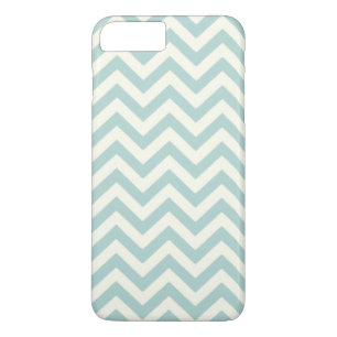 Coques Pour iPhone Boîtier téléphonique Zigzag turquoise