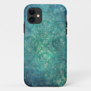 Case-Mate iPhone Case Boîtier vintage Blue Damask iPhone 5s