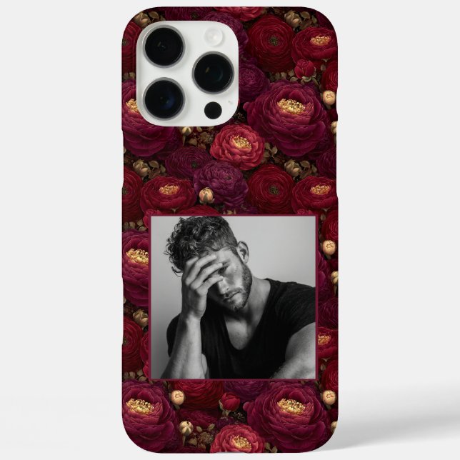 Coques Case-Mate iPhone Bold Mom Gift Ranunculus Flower Photo  (Verso)
