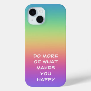 Coque Pour iPhone 15 Bonheur arc-en-ciel