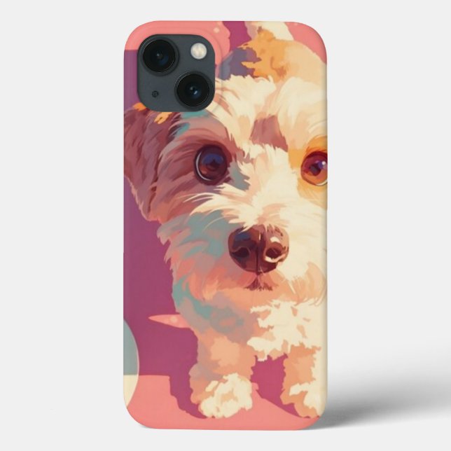 Coques Case-Mate iPhone Bonheur sur quatre pattes un chien mignon (Verso)