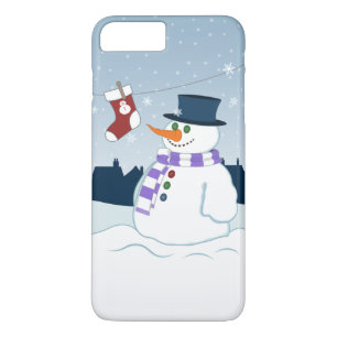 Case-Mate iPhone Case Bonhomme de neige et Noël de bas