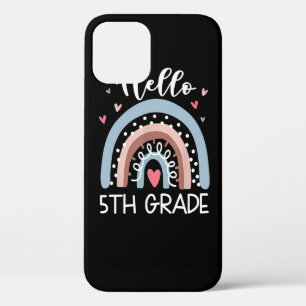 Case-Mate iPhone Case Bonjour 5e année Funny Boho Rainbow Retour à l'éco