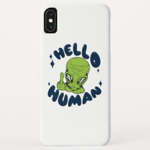 Case-Mate iPhone Case Bonjour humain drôle d'Alien