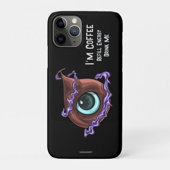 Coques Case-Mate iPhone Bonjour, je suis Café (Dos)