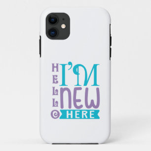 Case-Mate iPhone Case Bonjour je suis nouveau ici