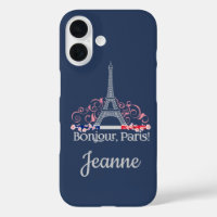 Bonjour Paris Chic Français Nom Personnalisé