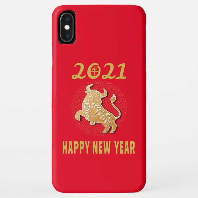 Coques Case-Mate iPhone Bonne année chinoise 2021 (Dos)