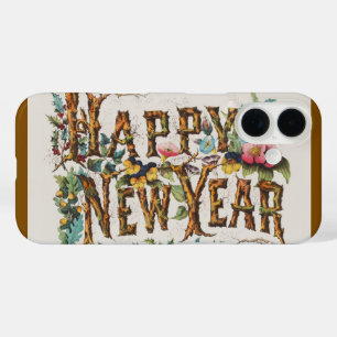 Coques iPhone 16 Bonne année dans les troncs d'arbres, les Acornes