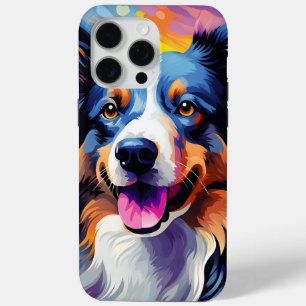 Coque iPhone 15 Pro Max Bonne aquarelle Sunny Puppy