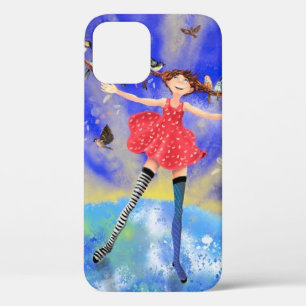 Case-Mate iPhone Case Bonne fille aux oiseaux