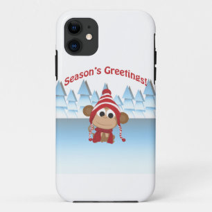 Case-Mate iPhone Case BONNES FÊTES ! Singe
