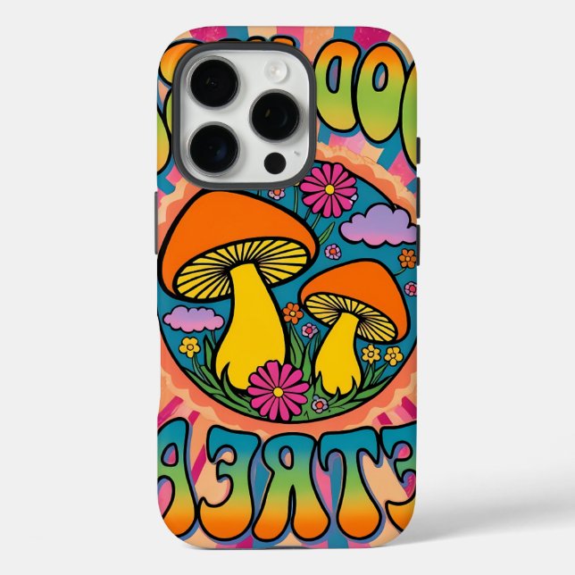 Coques Case-Mate iPhone Bonnes vibes battre le champignon (Verso)