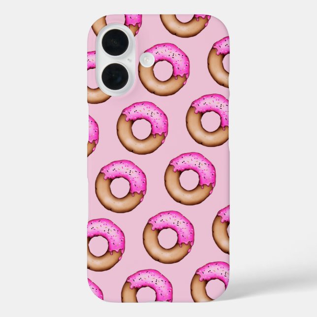 Coques Case-Mate iPhone Bons beignets congelés rose avec Motif d'arrosage (Verso)