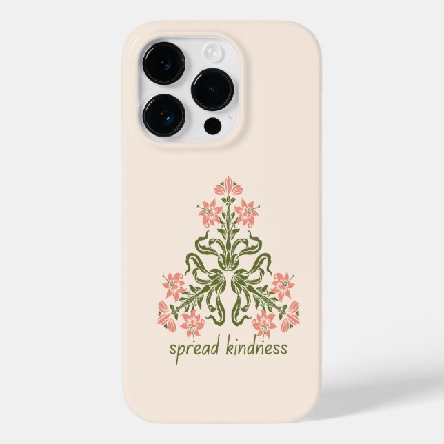 Coques Case-Mate iPhone bonté rétro fleurs roses inspiré (Verso)