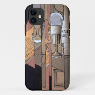 Coque Case-Mate Pour iPhone Bordeaux blanc, 1913 (gouache et crayon sur le