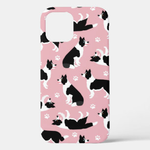 Case-Mate iPhone Case Bordure Collie et Empreinte de patte Coque-coque i